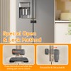 EUDEMON Updated French Fridge Lock French Door Refrigerator/Freezer Lock Apply