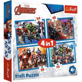 Trefl - Avengers 4 in 1 Puzzle