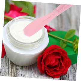 Mikinona Diy Makeup Spatula Set Cosmetic Scoop Spoons for Mixing Facial Masks Durable Random Colors Yellow Green Pink Creams and Lotions