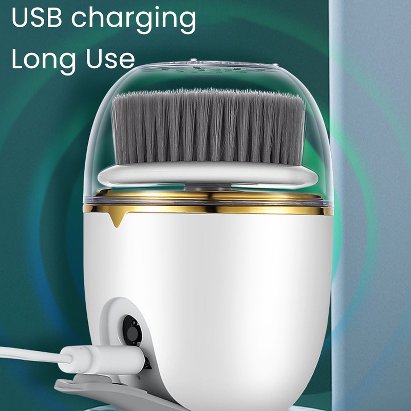 Electric Facial Cleanser 2 Gears Deep Clean Dustproof Waterproof Gentle