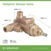 Symmons 261XBODY Temptrol Brass Pressure-Balancing Shower Valve with Service Stops