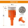 Dry Diamond Core Drill Bits,BGTEC 1pc 1-1/8" Diamond Hole Saw