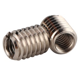 Hilitand 10pcs M4 x 0.7mm M6 x 1mm Stainless Steel Threaded Inserts for Furniture Combinations