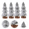 Cabilock Pack of 2 Miniature Christmas Tree, Mini Christmas Tree,