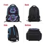 JukaZine King Gorilla Backpack Set for Boys Girls, Space Design