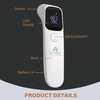Amplim Forehead Thermometer | No-Touch, FDA-Cleared, Medical-Grade Infrared | 1-Second