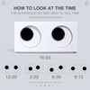 MENG ZHI AO Large Eyes Decorative Wall Clock Creative Funny
