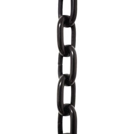 RCH Hardware CH-S53-14-BLK-3 Steel Clock Chain, Black (3 Feet)