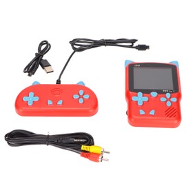 Handheld Game Console 1020mAh Rechargeable Battery Retro Mini Game Console Supports Connecting TV and 2 Players