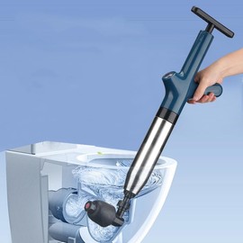 Powerful Toilet Plunger Drain Clog Remover, High-Pressure Drain Unclogger - Air Plunger with Real -Time Barometer, Multi-Purpose Air Pump Plunger for Bathroom Kitchen Toilet Clogged Pipe