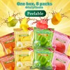 4 Friuts in 8 Packs Assorted Gummy Candy Individually Wrapped,