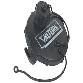 Valterra T1020-1 Waste Valve Cap - 3" with Capped 3/4" GHT, Black