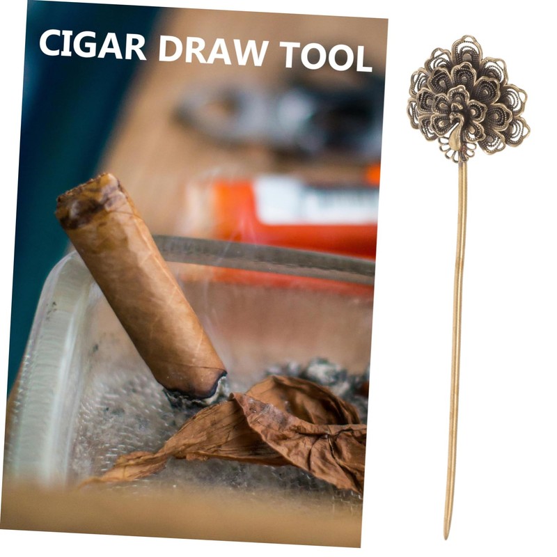 COLLBATH Retro Cigar Poker Stick Cigar Poker Draw Tool Punch