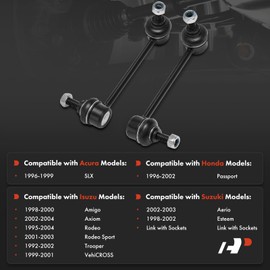 A-Premium 2 x Front Sway Bar Links Stabilizer Bar Links, Compatible with Honda Passport 1996-2002 & Acura SLX & Isuzu Amigo, Axiom, Rodeo Sport, Trooper, VehiCROSS & Suzuki Aerio, Esteem