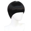 BESTBEL Black Bowl Cut Wigs for Men Short Black Mushroom