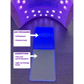 AXS Games 3'' x 4'' Clear Regular Toploader 25ct for Baseball, Football, Basketball, and Collectible TCGs