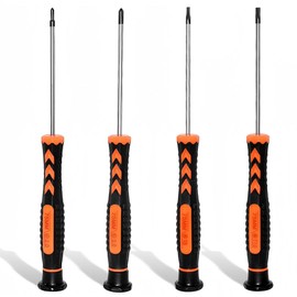 PH00 PH0 Phillips Screwdriver TR8 TR10 Security Torx Screwdriver Set for Laptop Computer Game Console Controller Repair Tool Kit