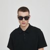 WDZAYXC Vintage Rectangular Sunglasses for Women Men Chunky Rectangle Sunglasses