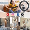 70.9" Auto Face Tracking Tripod 360° Rotation with 10" Ring