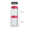 BlenderBottle GoStak container for storing protein powder vitamins and more