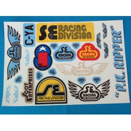 SE Racing Old School - P.K. Ripper Bicycle Sticker Set - New