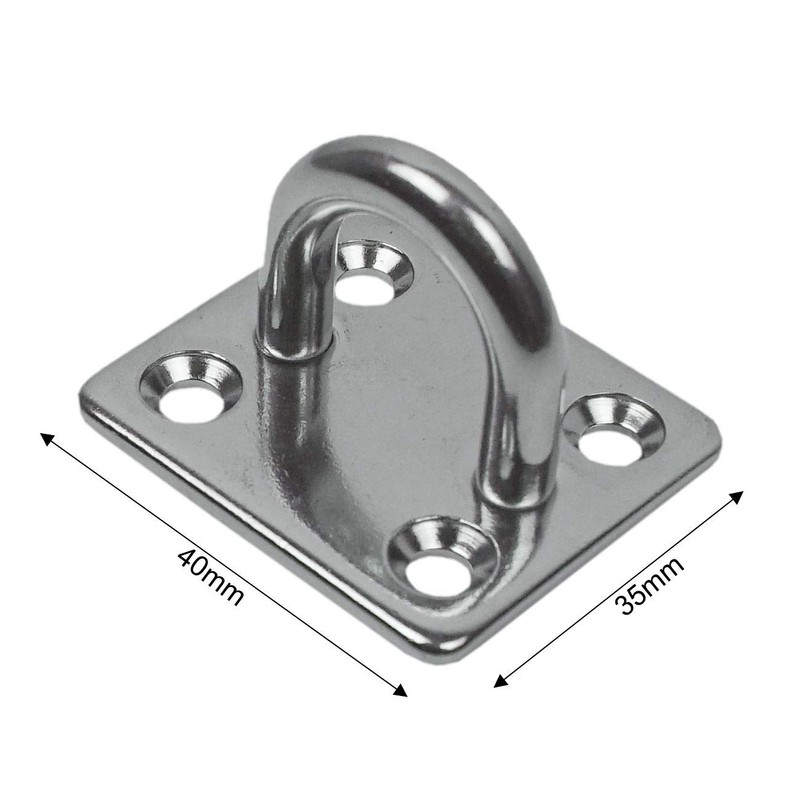 Lomo 6mm Stainless Steel D Ring 316 Marine Grade Wall