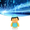 USB Flash Drive 16GB/32GB/64GB/128GB Cute Cartoon Boy Portable Storage Memory