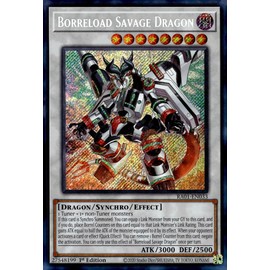 Borreload Savage Dragon (Secret Rare) - RA01-EN033 - Secret Rare - 1st Edition
