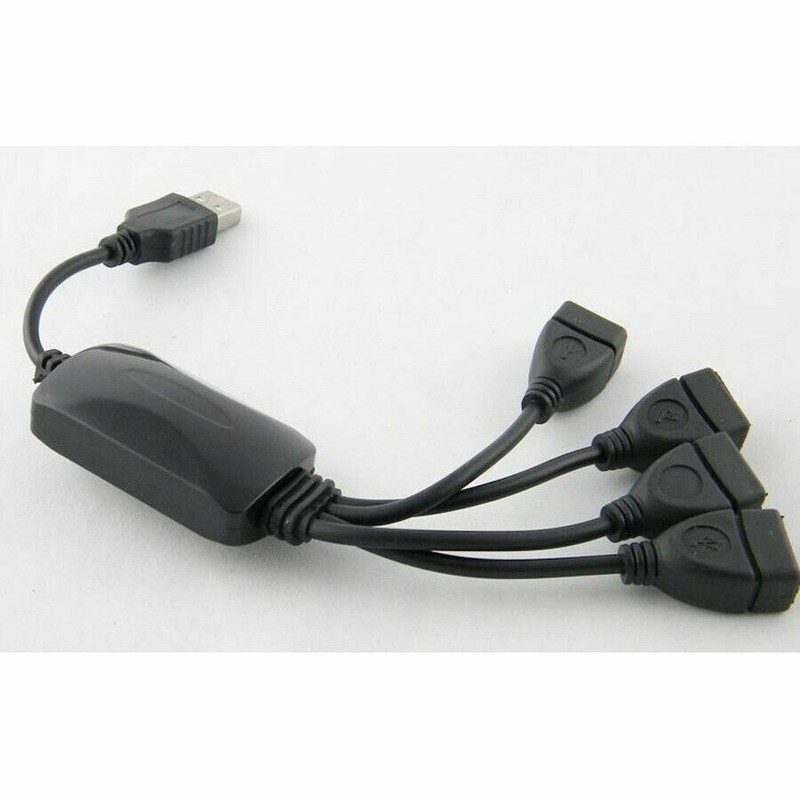 4 Port USB 2.0 High Speed Hub Octopus Splitter 480