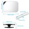 mingo-tech 2Pcs Blind Spot Mirror - 360° Wide Angle Convex