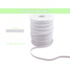 JESEP YONG 6mm White Flat Elastic Band for Sewing 1/4