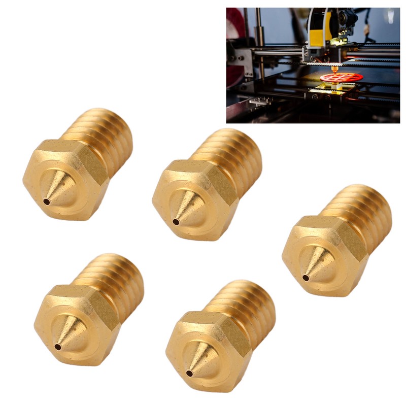 5pcs CHT V6 3D Printer Nozzle 3 Hole High Flow