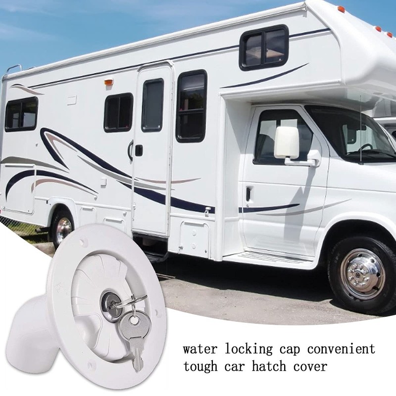 Bekasa Gravity Lock Water Fill Cap Motorhome RV Fresh Inlet