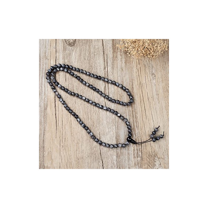 Stretchy Mala Wrist Wrap Yoga Bracelet with 108 Healing Mala