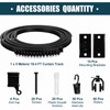 Curved Ceiling Curtain Track Bendable Mount for Curtain Rail Bunk