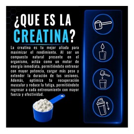 Creatina Monohidratada BHP Nutrition de 450g para Rendimiento Deportivo