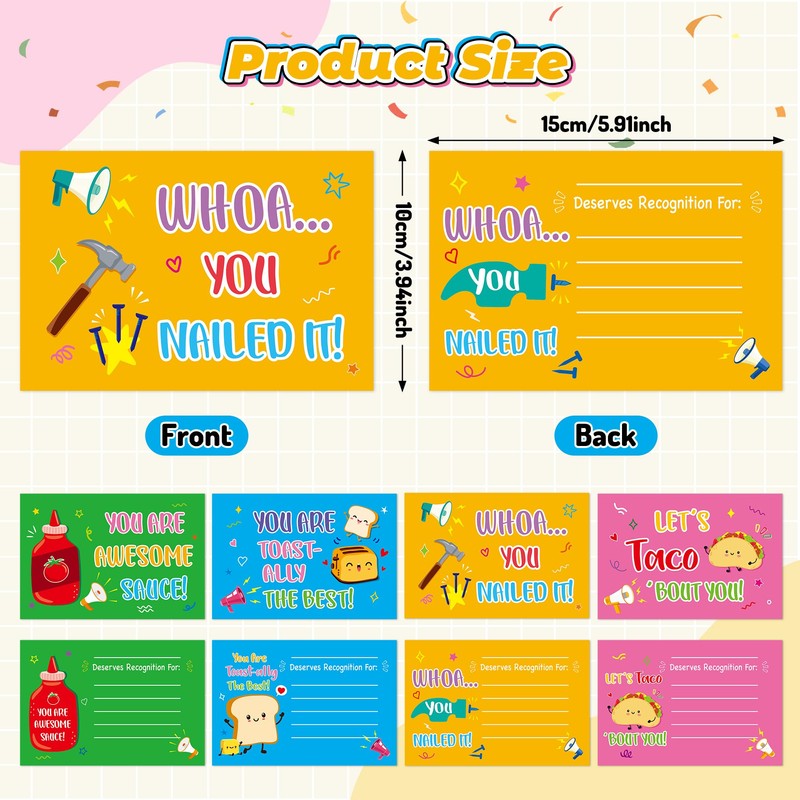ANGOLIO Shout Out Cards for Students Back to School Gift,
