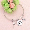 BNQL Bracelet Musical Themed Bracelet Keychain Necklace Friendship Jewelry Gifts
