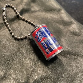 Vintage Budweiser Bud Light Mini Can Shaped Keychain
