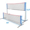Volleyball Net with Poles Outdoor Volleyball net Adjustable 10FT Volleyball