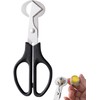 Black Egg Shell Scissors - Portable Quail Egg Cracker, Cracker