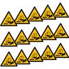 Becral - Corrosive substance sticker/triangle sign W023, ASR A1.3, DIN
