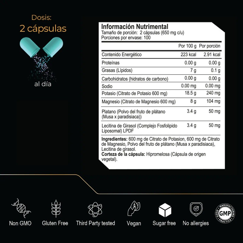 CITRATE K + MAG Citrato De Potasio y Citrato De