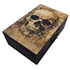 RK Collections Skull Head Trinket Box Small Jewelry Keepsake Box.
