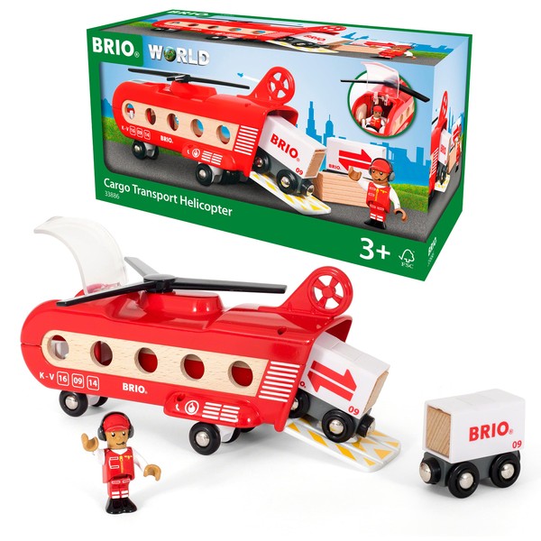 BRIO WORLD 33886 Cargo Helicopter Toy
