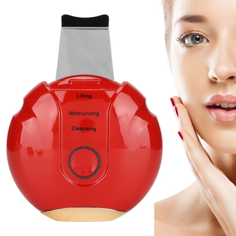Ultrasonic Skin Scrubber Spatula Blackhead Removal Pore Cleaning Skin Lifting