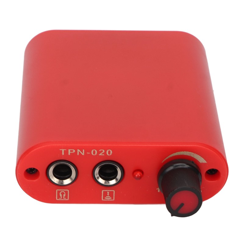 Rotary Tattoo Machine Kit Complete Professional Red Power Supply Silver