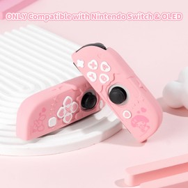 Kuitmor Protective Cover Case for Switch Original-Controller Controllers,Silicon Switch Original-Controller Controller Skin,Anti-Slip Protective Case for Switch/OLED Original-Controller Controller