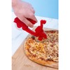 Scooter Pizza Cutter. Kitchen Novelty Pizza Slicer Includes 2 Roller