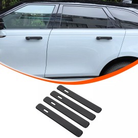 car-king888 ABS Glossy Black Car Door Grab Handle Trim Cover For Range Rover Velar 2017-2024